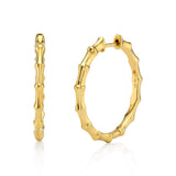 Medium Bamboo Hoops Hoop Earrings Roseark Deux