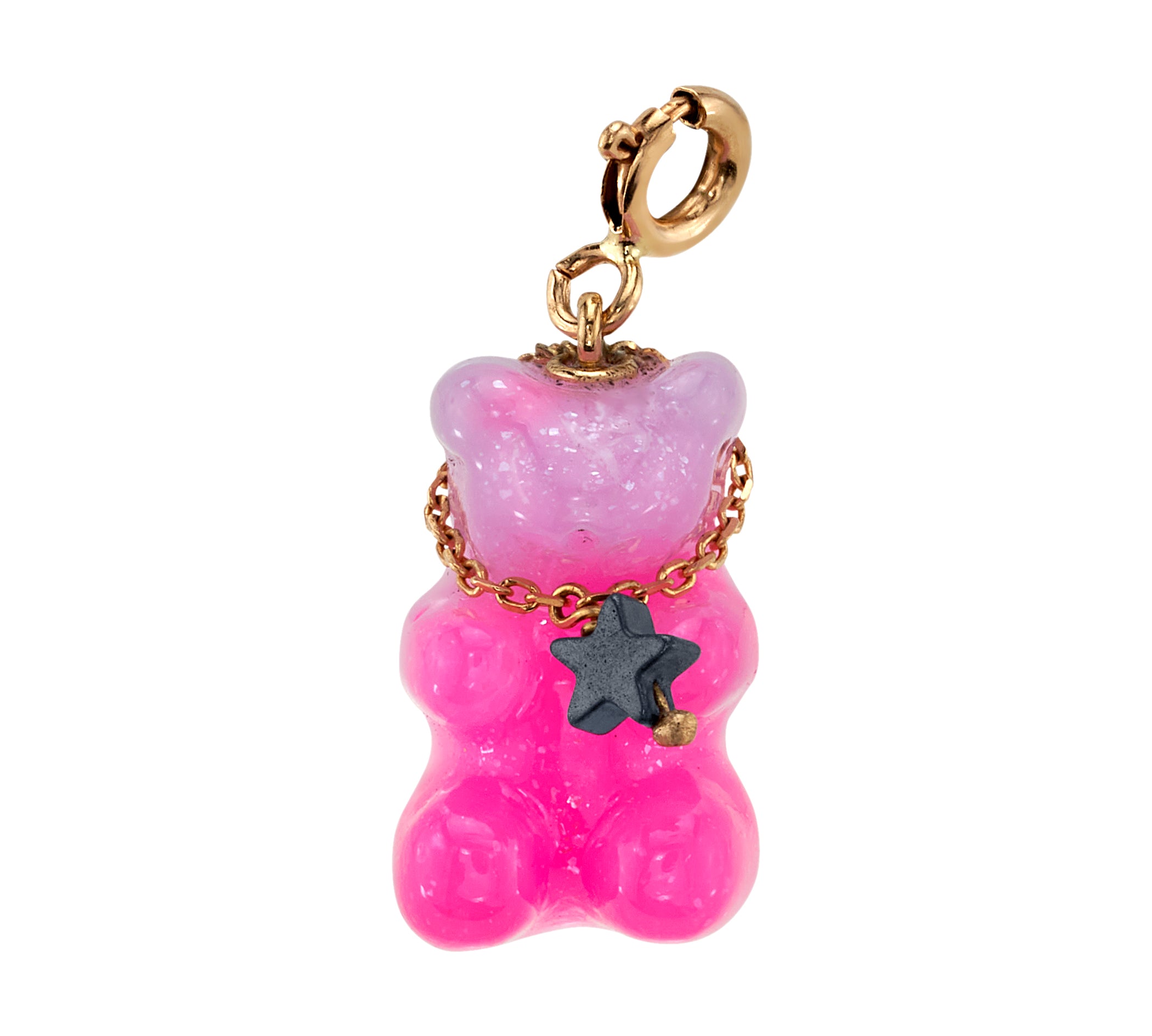 Gummy Bear Lucky Charm Charm Roseark Deux Pink Star  