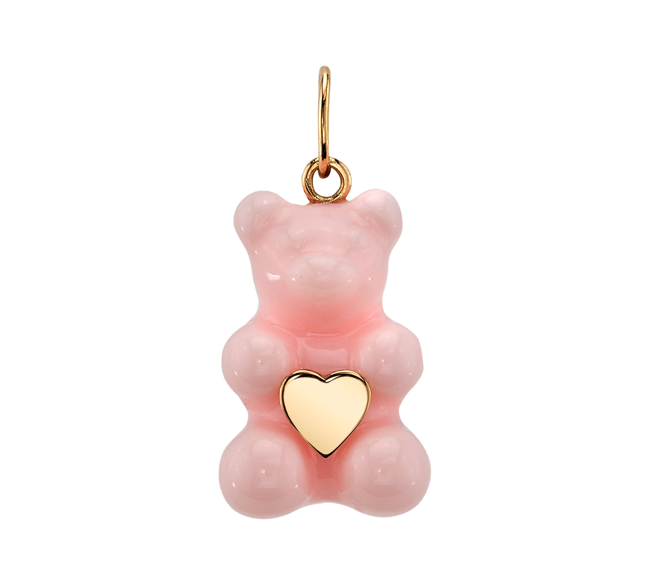 Gummy Bear Lucky Charm Charm Roseark Deux Lgt Pink Heart  