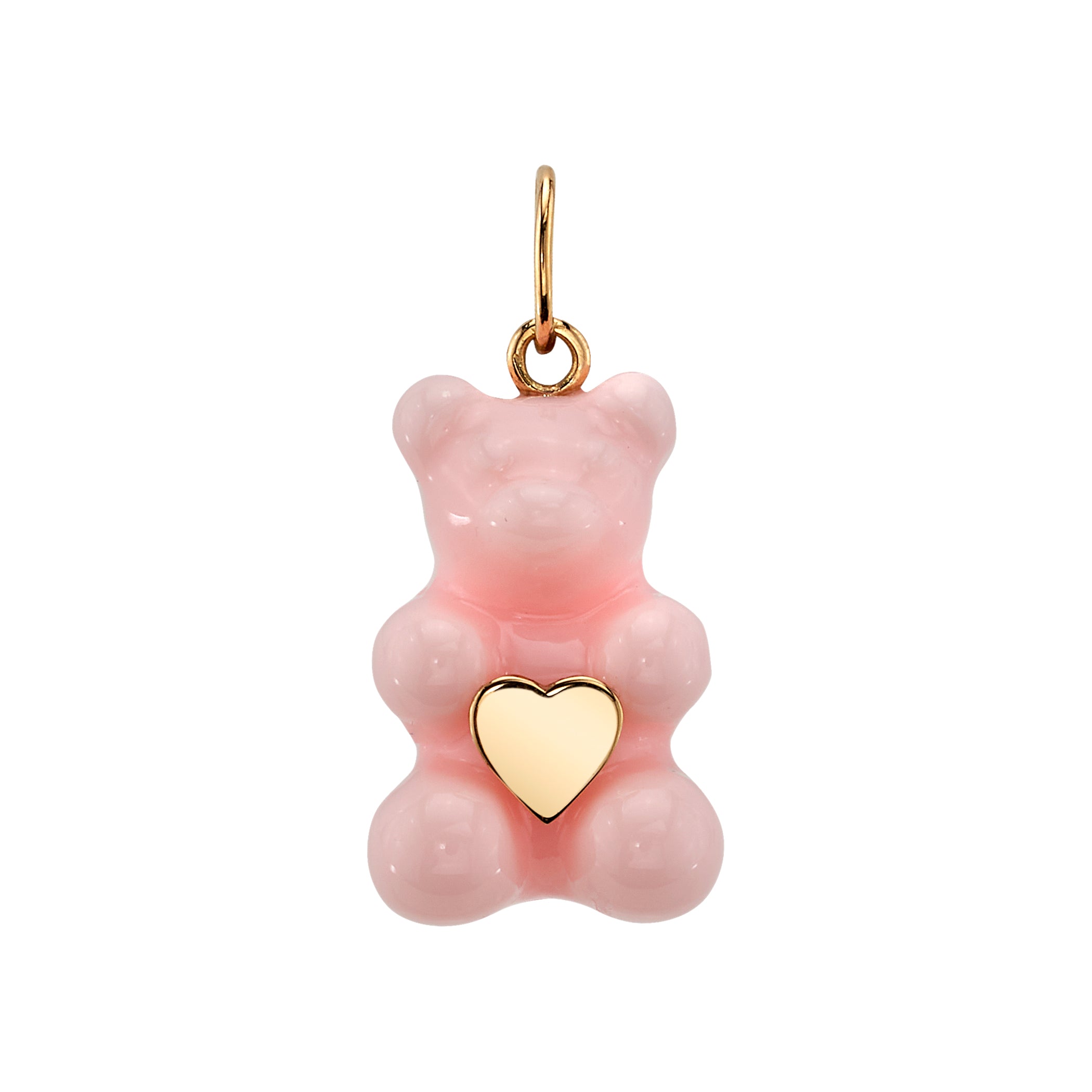 Gummy Bear Lucky Charm Charm Roseark Deux Lgt Pink Heart  