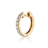 Diamond Huggie, Small Huggie Earrings Roseark Deux Single