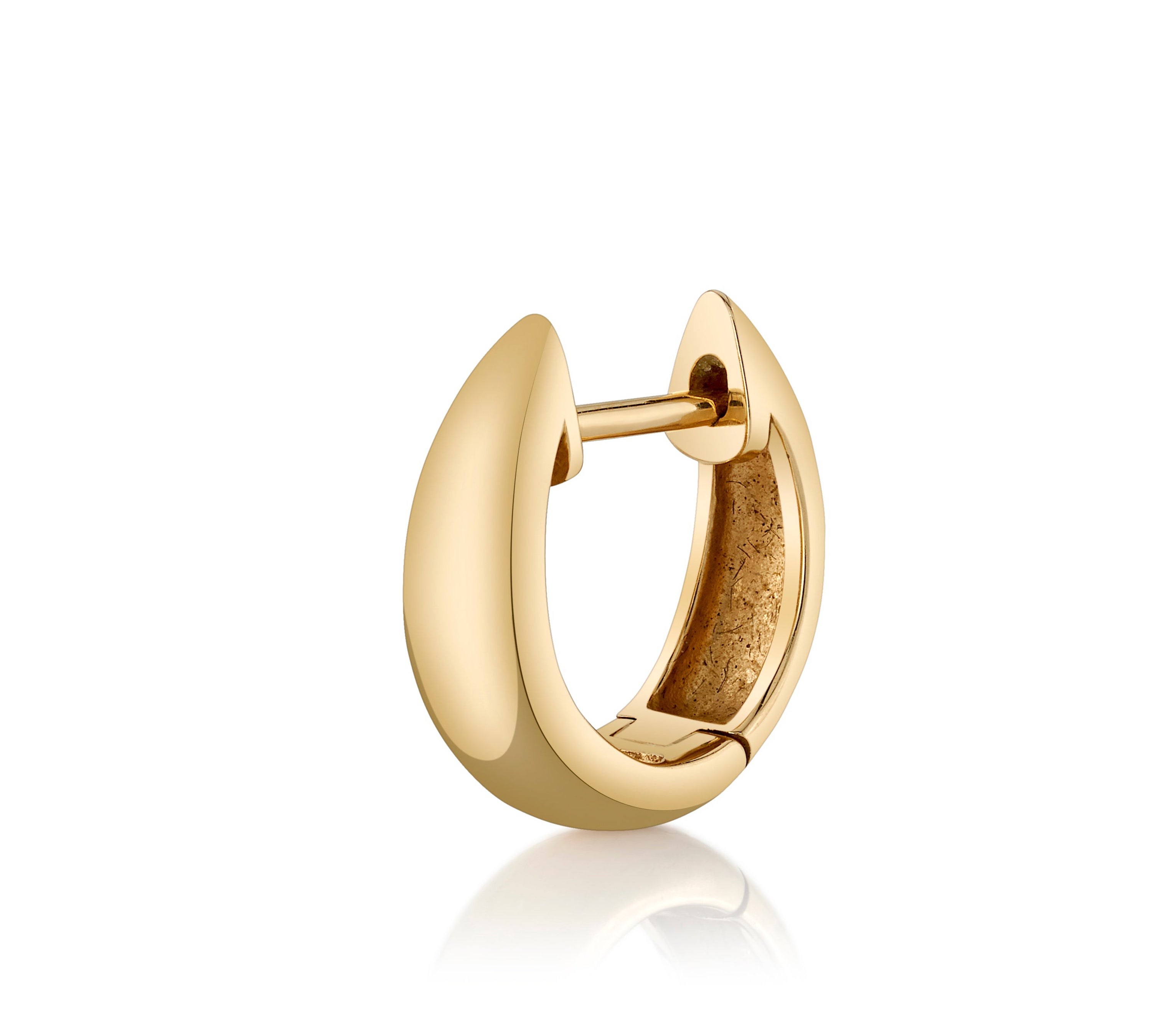 Small Gold Huggie Huggie Earrings Roseark Deux Single