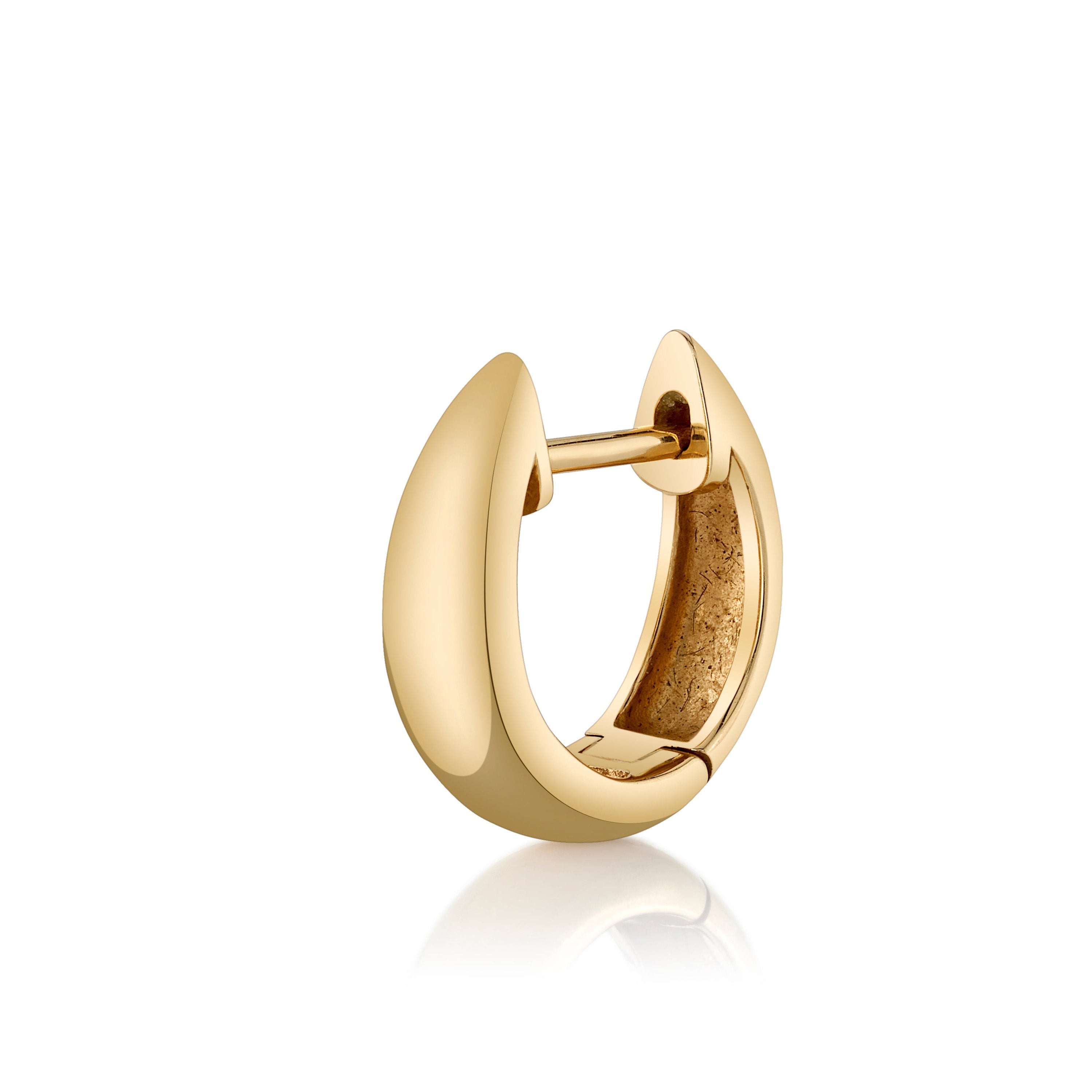 Small Gold Huggie Huggie Earrings Roseark Deux Single