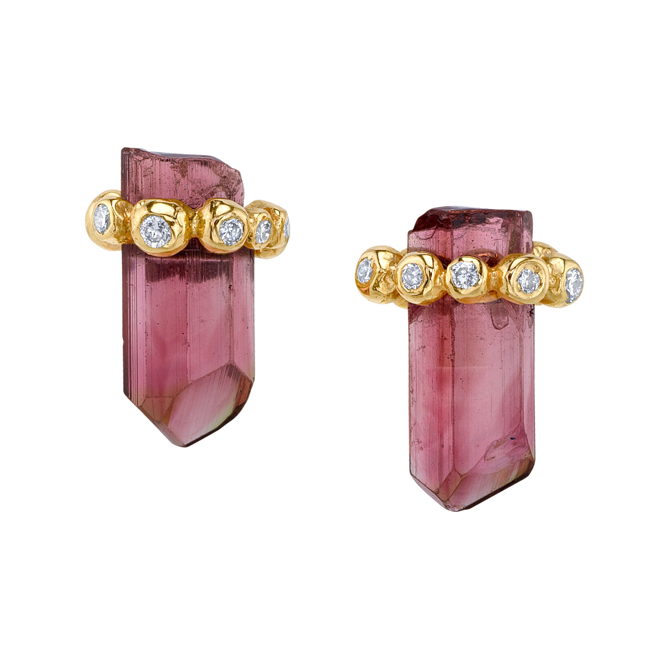 Tourmaline Crystal Studs Stud Earrings Jill Hoffmeister
