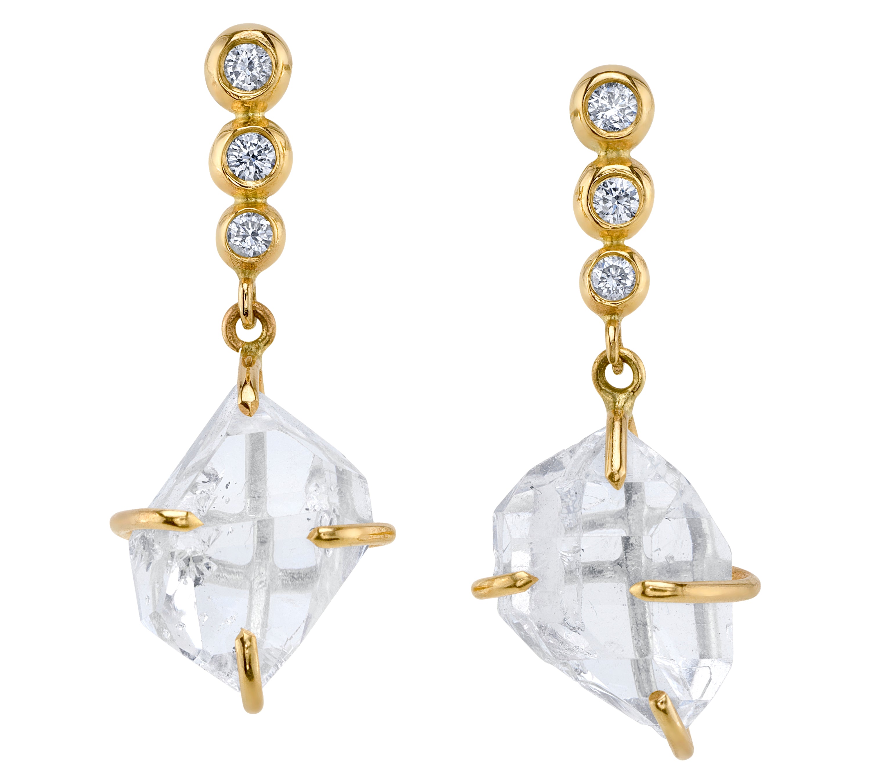 Herkimer Drop Earrings Drop Earrings Jill Hoffmeister   