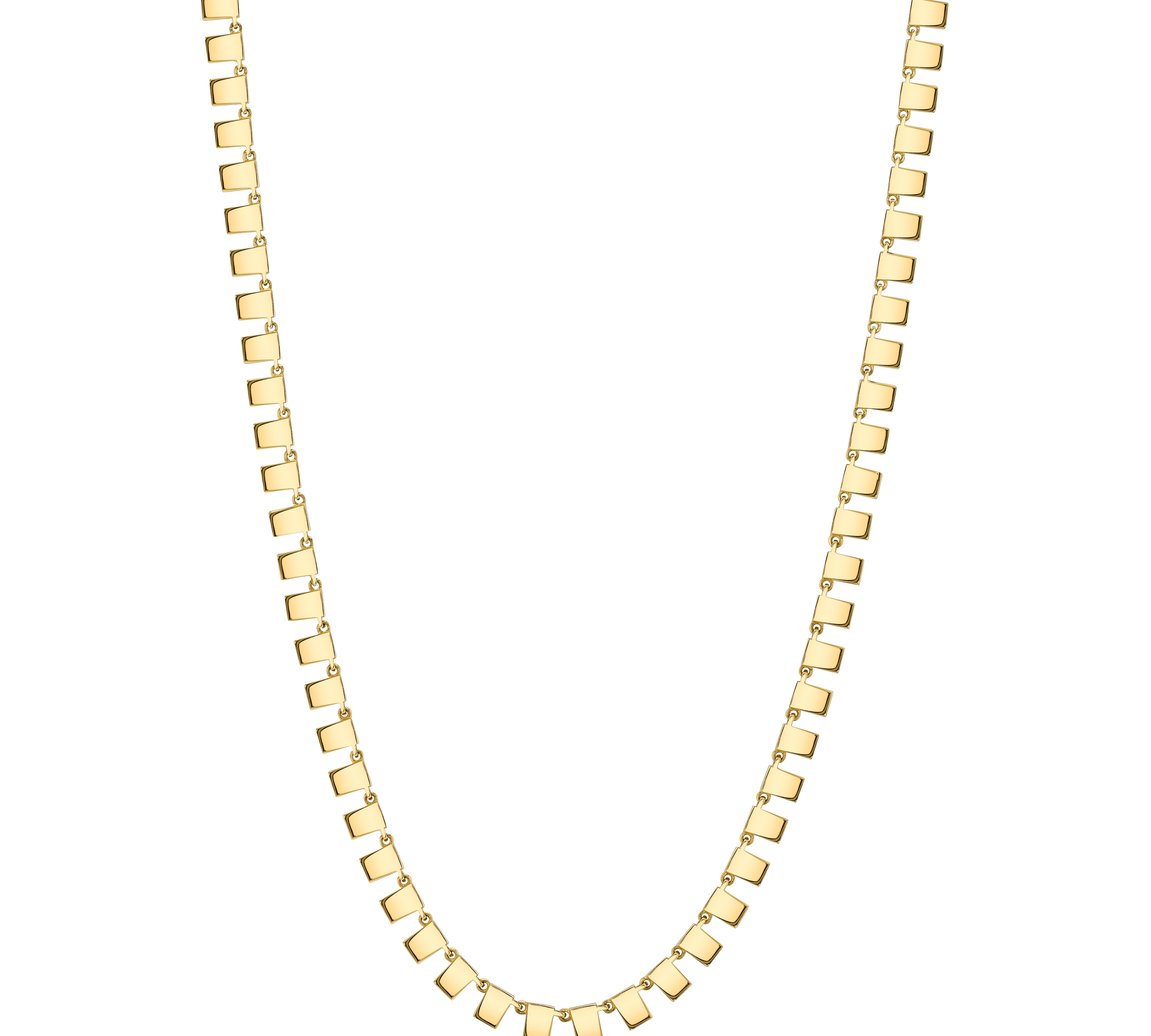 Square Bead Collar Necklace Roseark Deux