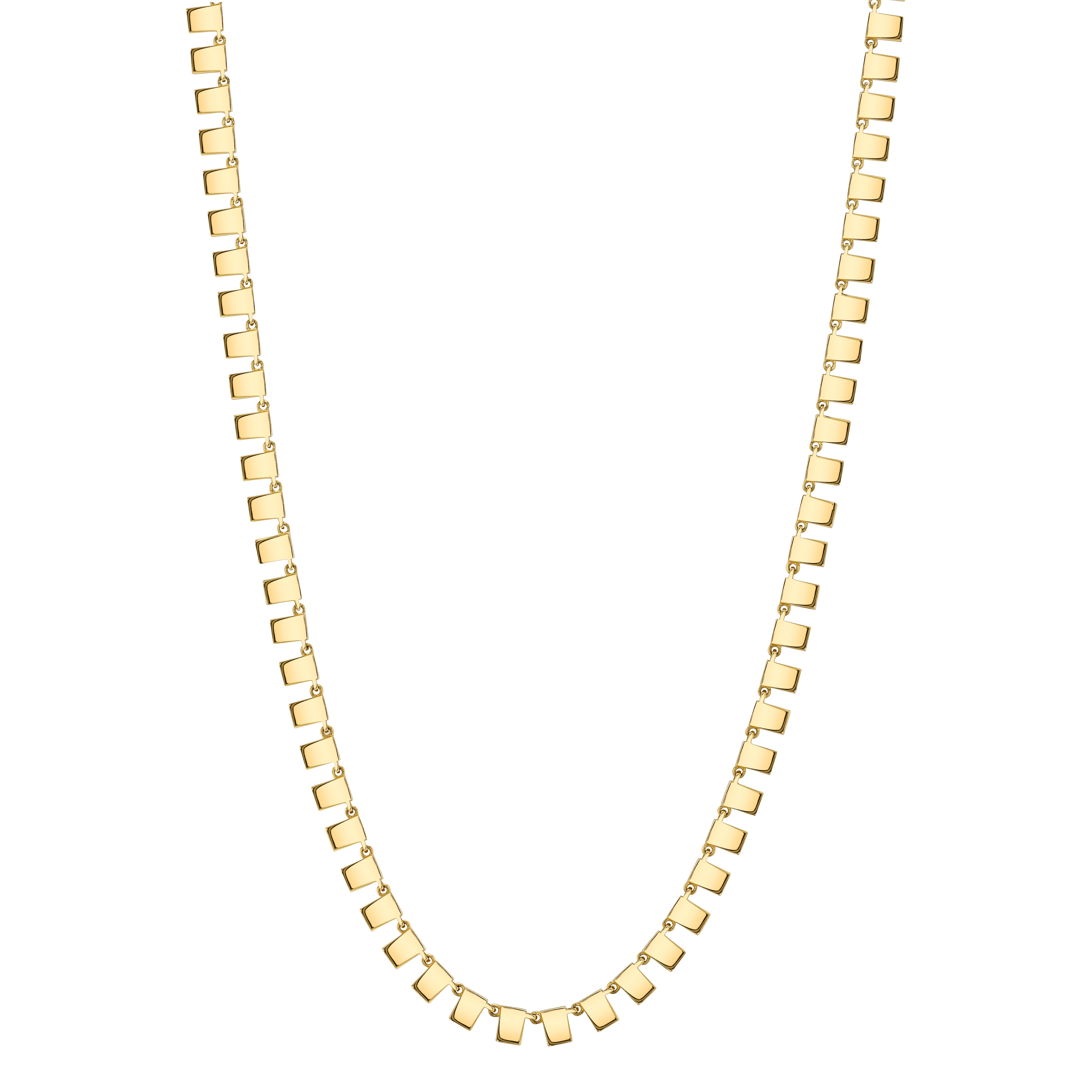 Square Bead Collar Necklace Roseark Deux