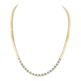 Alternating Gold and Diamond Collar Necklace Necklace Roseark Deux