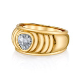 French Rosecut Diamond Ring Cocktail Ring Roseark Vintage   