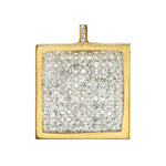 80s Diamond Disco Box Charm Charm Roseark Vintage