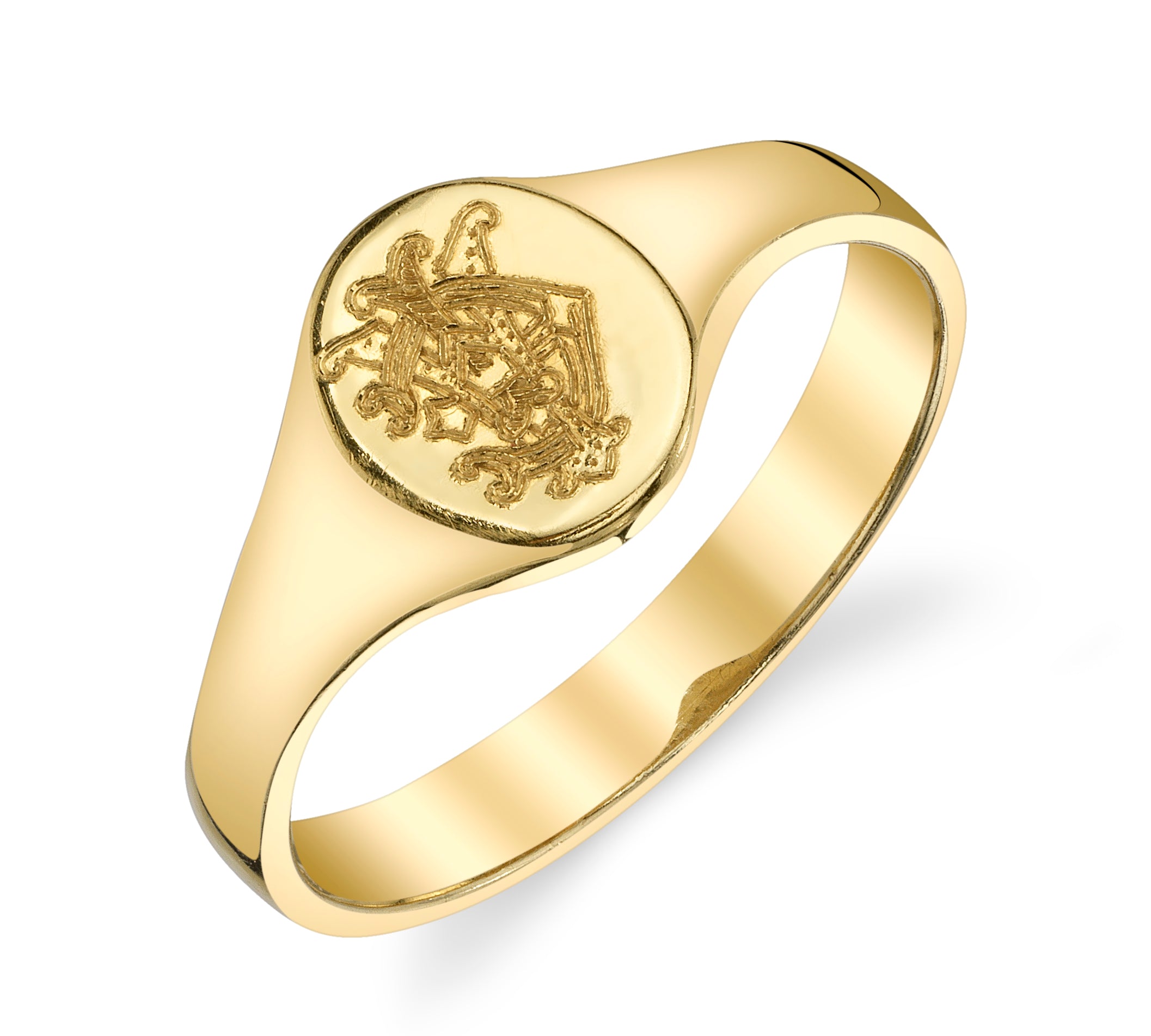 AEI Pinky Signet Ring Signet Ring Roseark Vintage