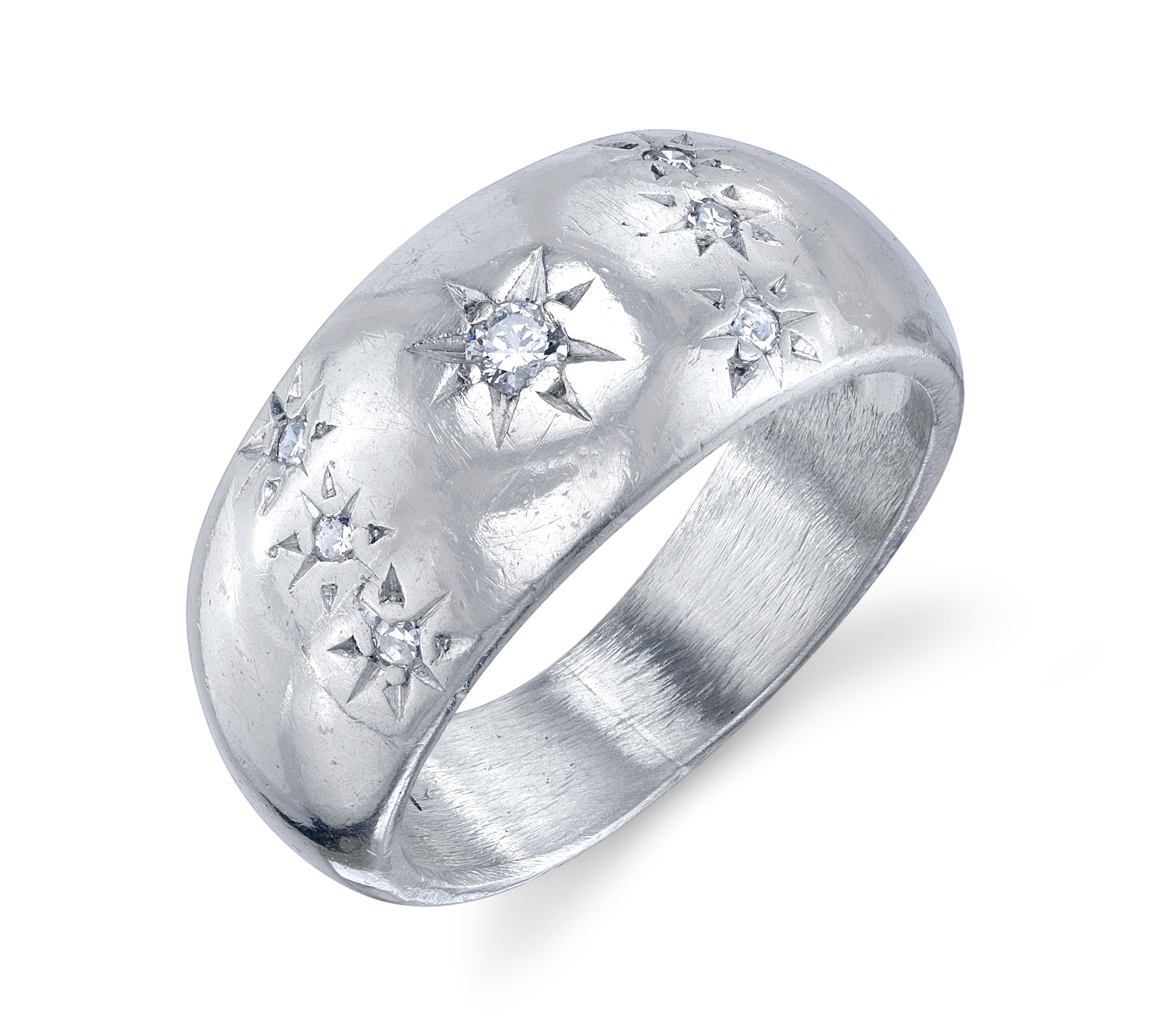 Estate Diamond Starburst Cigar Band Cigar Band Roseark Vintage