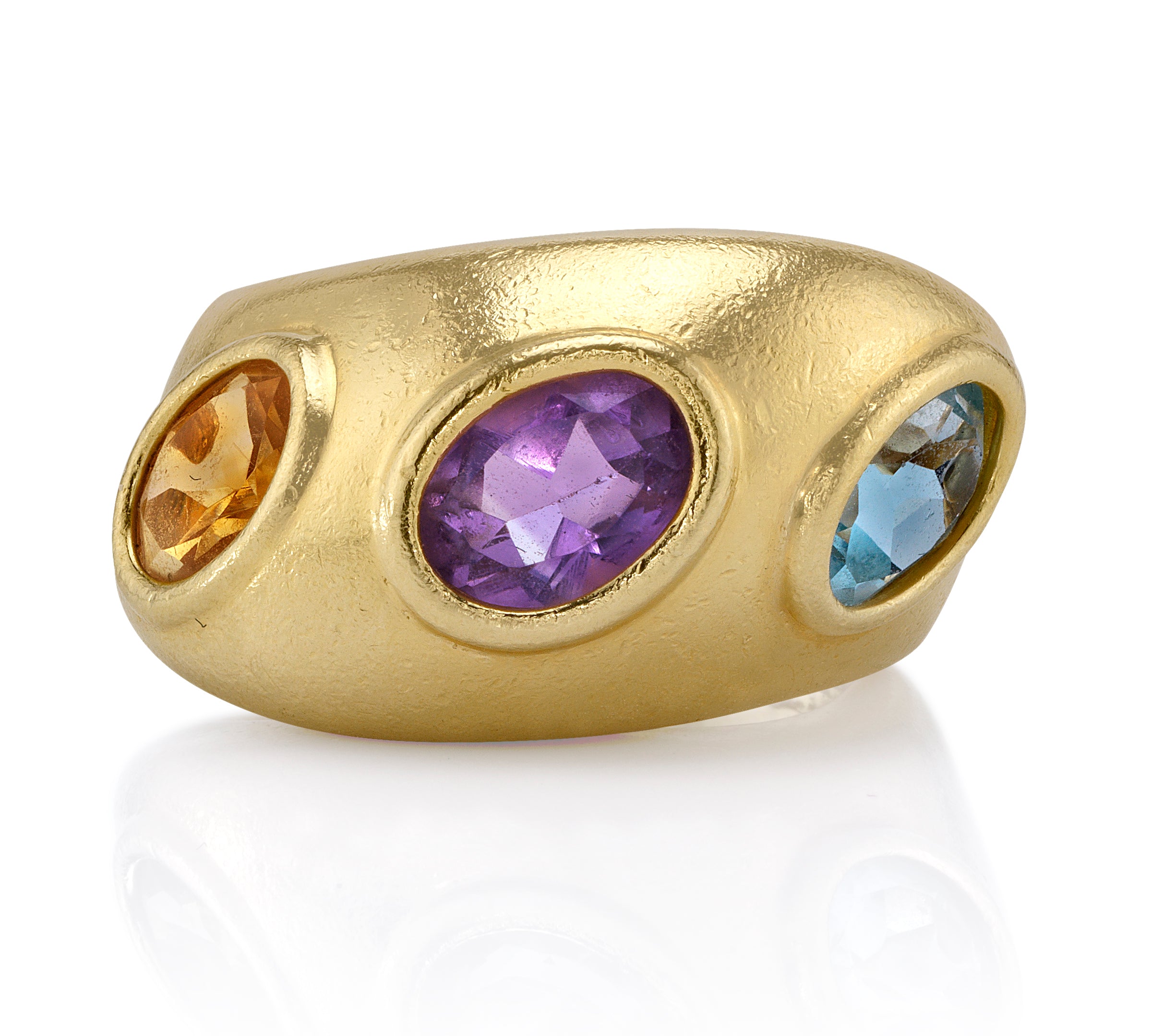 Vintage Multi-stone Spaceship Ring Statement Ring Roseark Vintage   