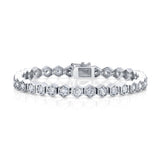 Hex Tennis Bracelet Tennis Bracelet Roseark