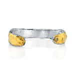 Hammered Bangle, No. 17 Statement Bracelet Stones of Character