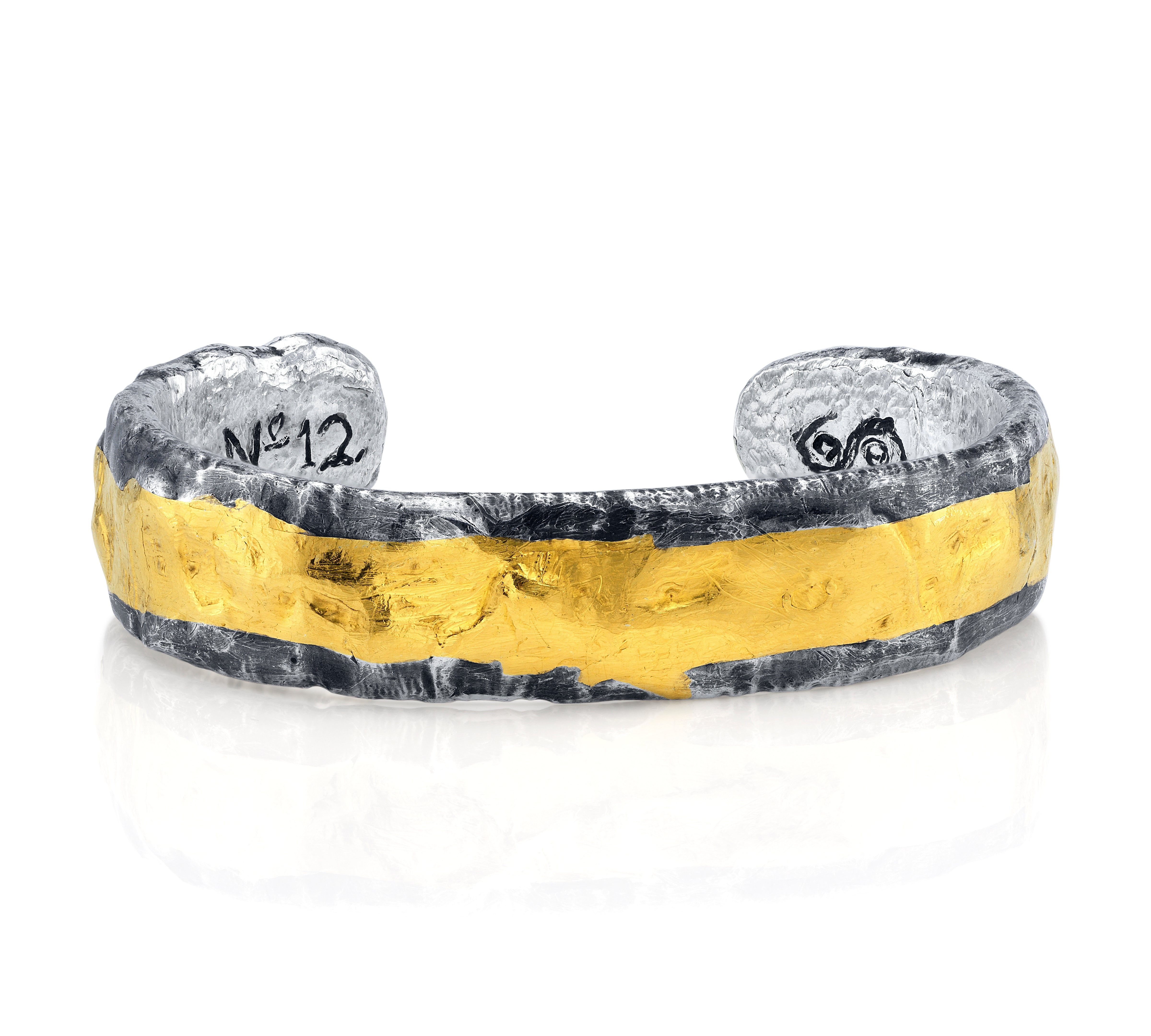 Sprinkled Diamond Bangle Cuff, No. 12 Bangle Stones of Character