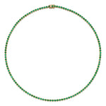 Classic Emerald Tennis Necklace Tennis Necklace Roseark Deux