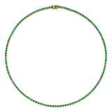 Classic Emerald Tennis Necklace Tennis Necklace Roseark Deux