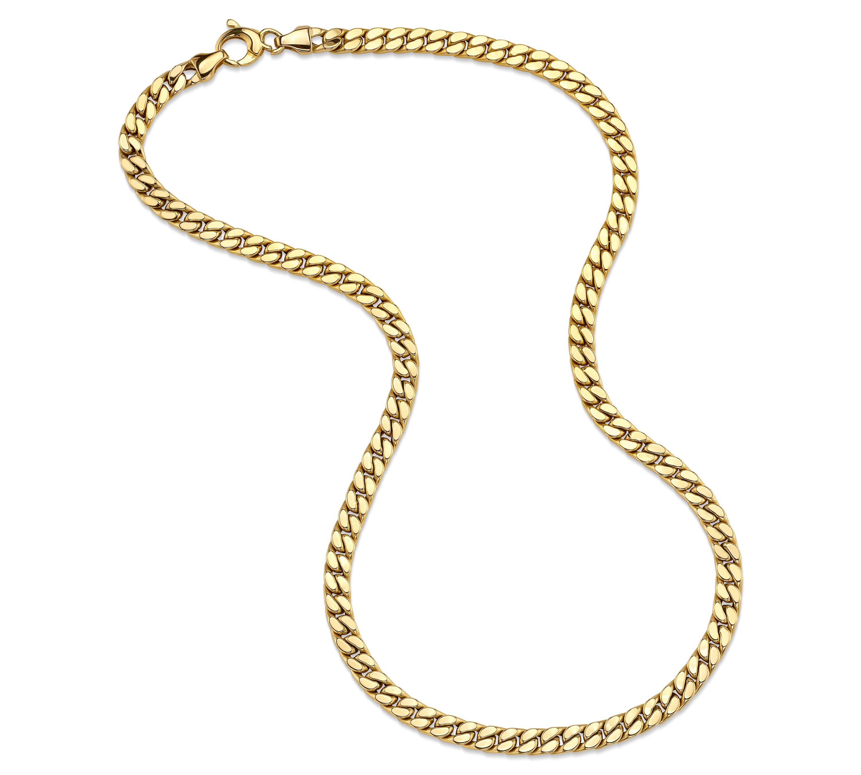 Long Cuban Link Chain Chain Necklace Roseark Deux   