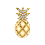 Pineapple Stud with Diamonds Stud Earrings Roseark Deux Single