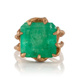 The Stem & Thorne Emerald Ring Cocktail Ring Roseark