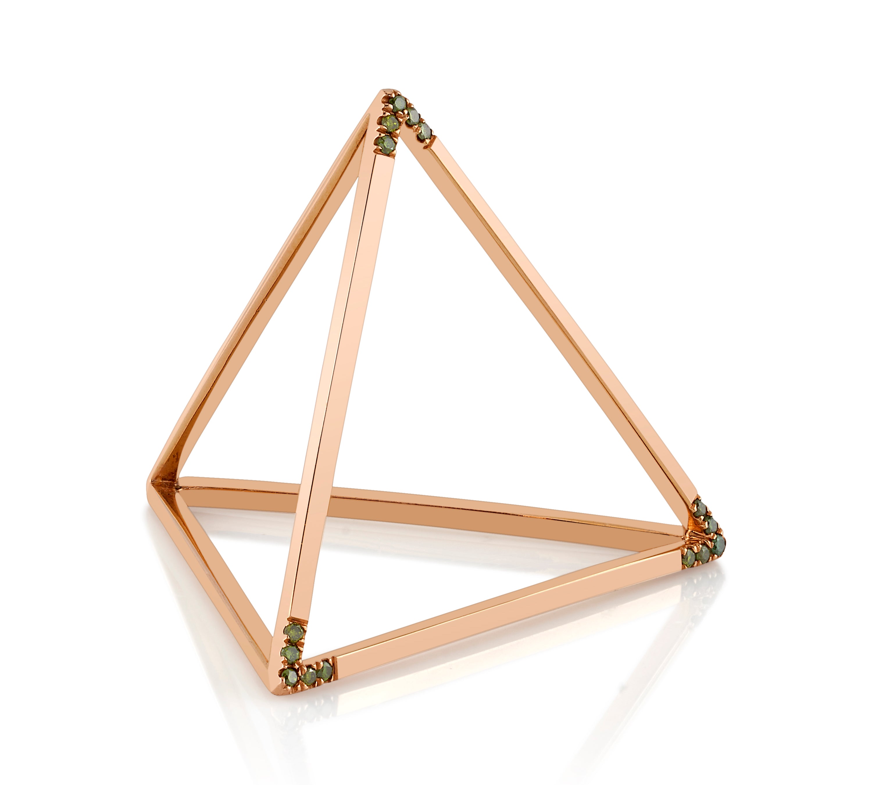 Diamond Tipped Pyramid Ring Ring Perez Bitan