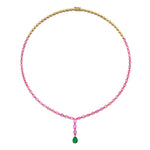 Emerald Sapphire Statement Necklace Statement Necklace Roseark Jewelry