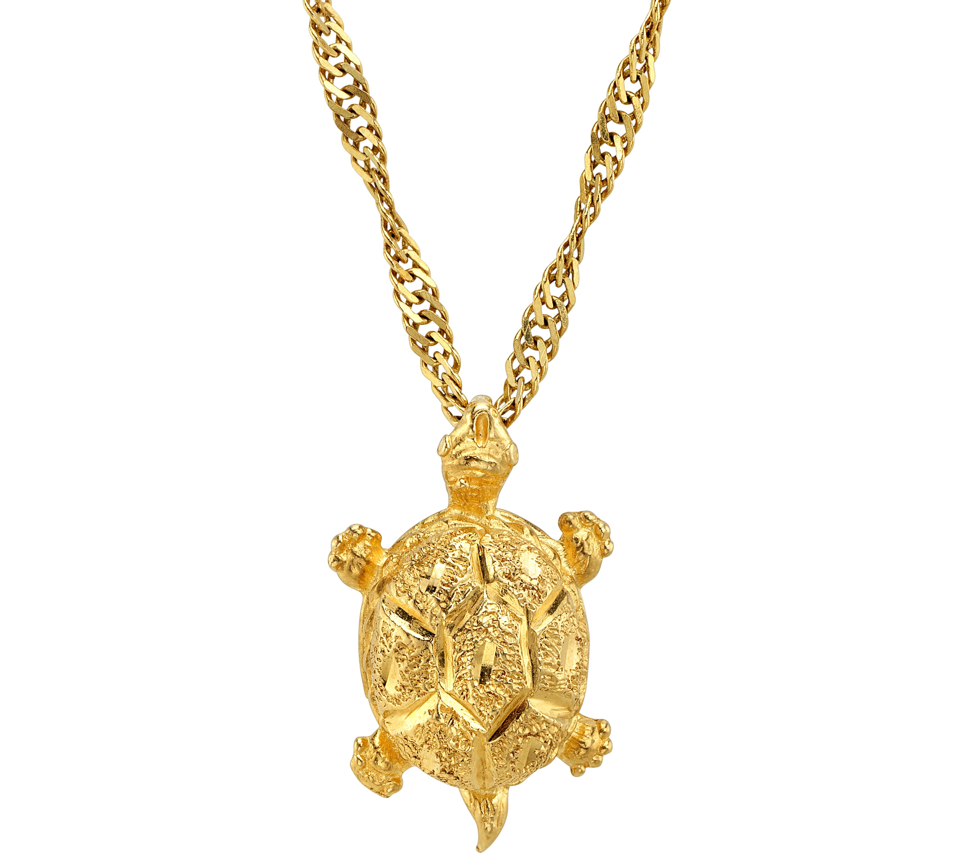 Vintage Turtle Necklace Pendant Necklace Roseark Vintage