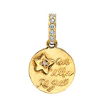 Vintage Mini Charm with Star and Diamond Bail Charm Roseark Vintage