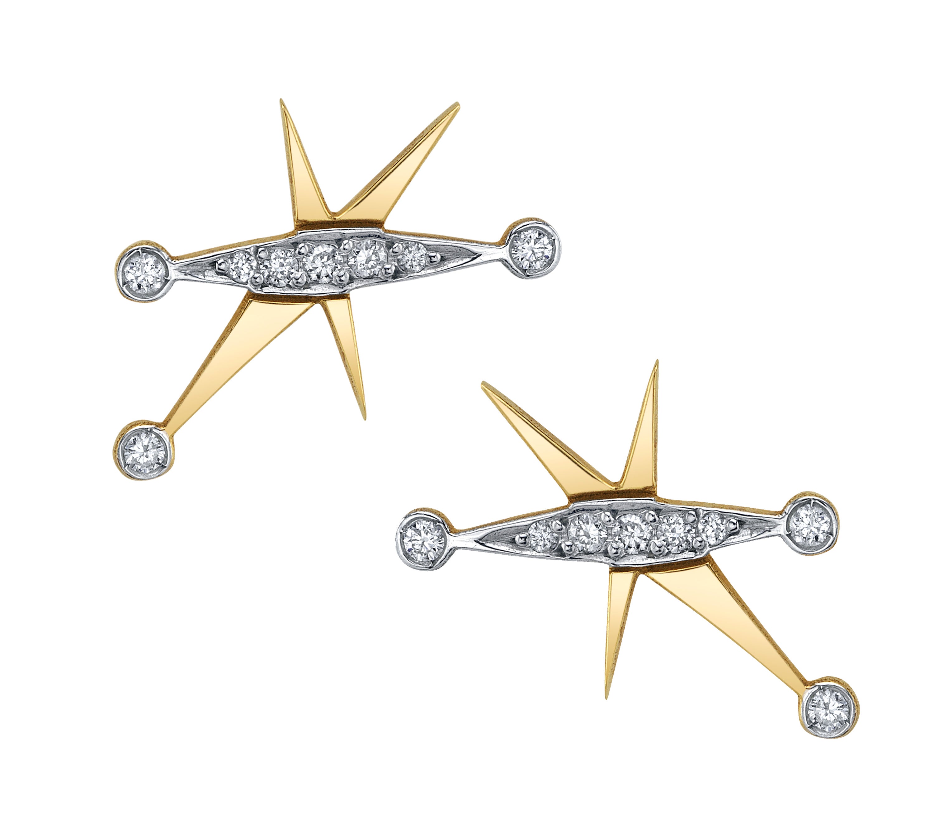 Mini Diamond Splash Earrings Stud Earrings Falamank