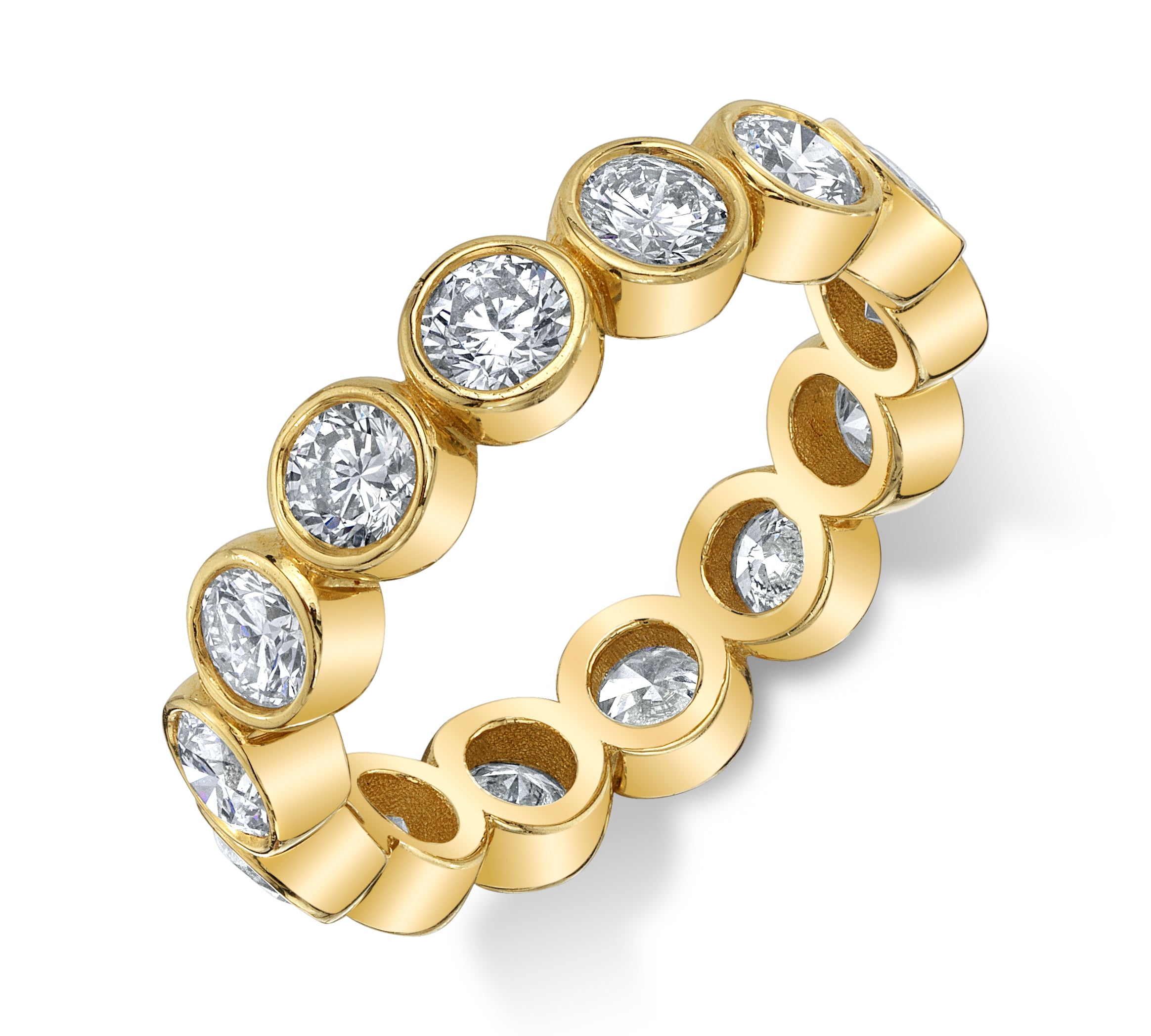 Diamond Infinity Band Band Ring Roseark Deux