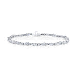 Marquise-Round Diamond Tennis Bracelet Tennis Bracelet Roseark Deux