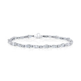 Marquise-Round Diamond Tennis Bracelet Tennis Bracelet Roseark Deux