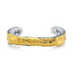 Hammered Bangle, No. 14 Statement Bracelet Stones of Character