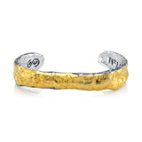 Hammered Bangle, No. 14 Statement Bracelet Stones of Character