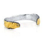 Hammered Bangle, No. 14 Statement Bracelet Stones of Character