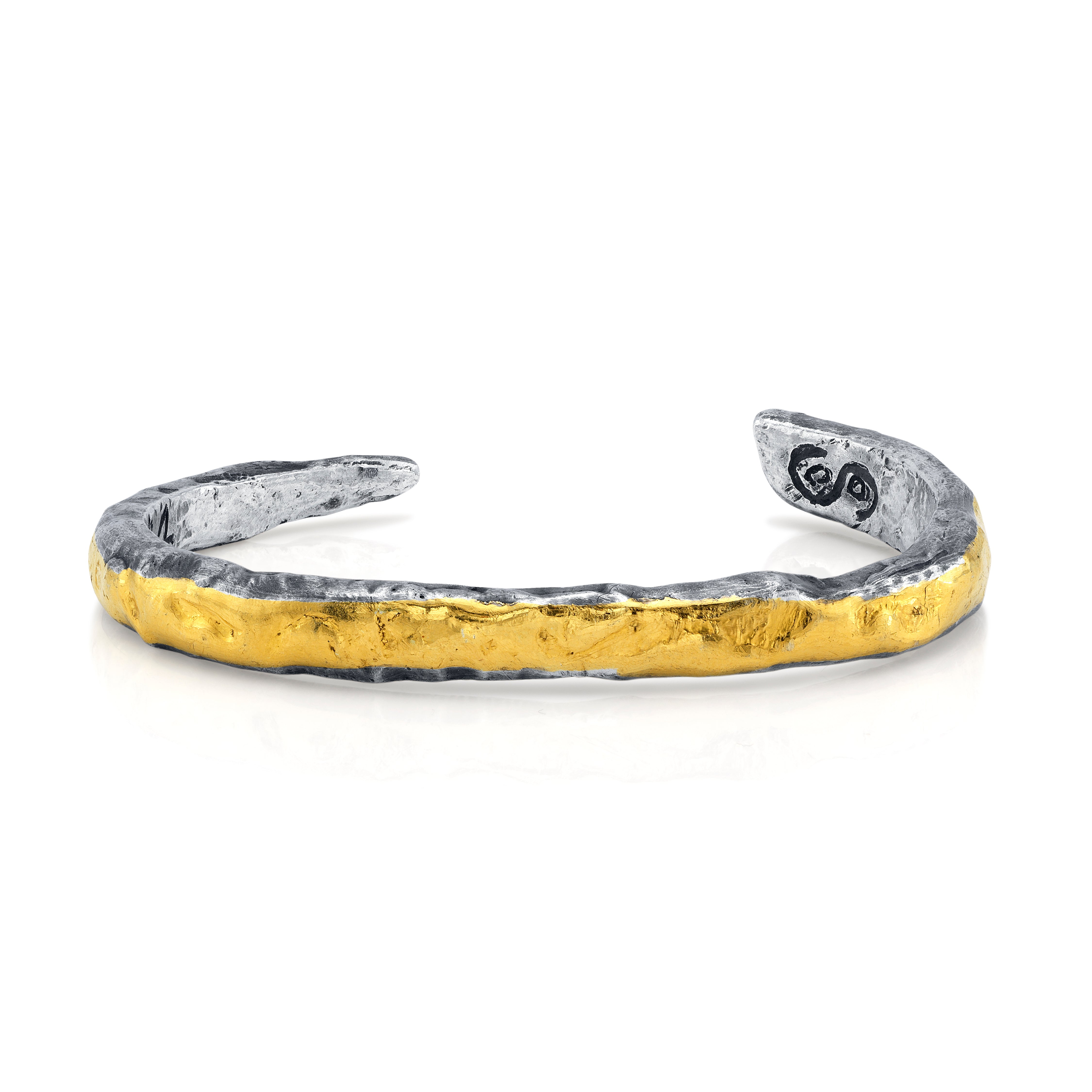 Hammered Bangle, No. 4 Bangle Stones of Character