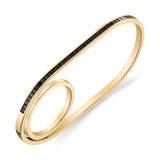 Diamond Double-Finger Ring Two Finger Ring Perez Bitan Black Diamond