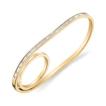 Diamond Double-Finger Ring Two Finger Ring Perez Bitan White Diamond