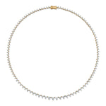 Trio Cluster Tennis Necklace Tennis Necklace Roseark Deux