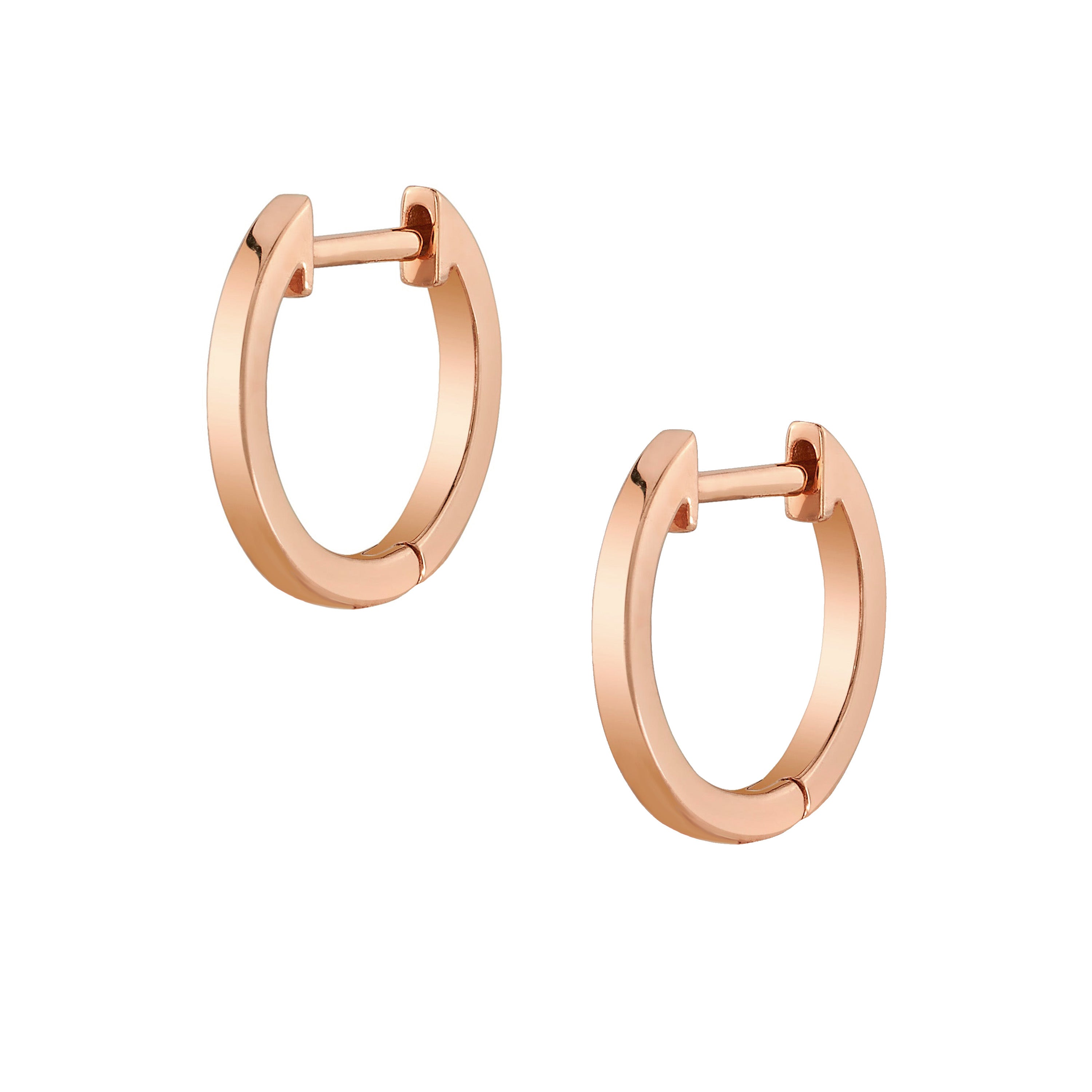 Medium Huggie Hoop V2 Huggie Earrings Roseark Deux Pair
