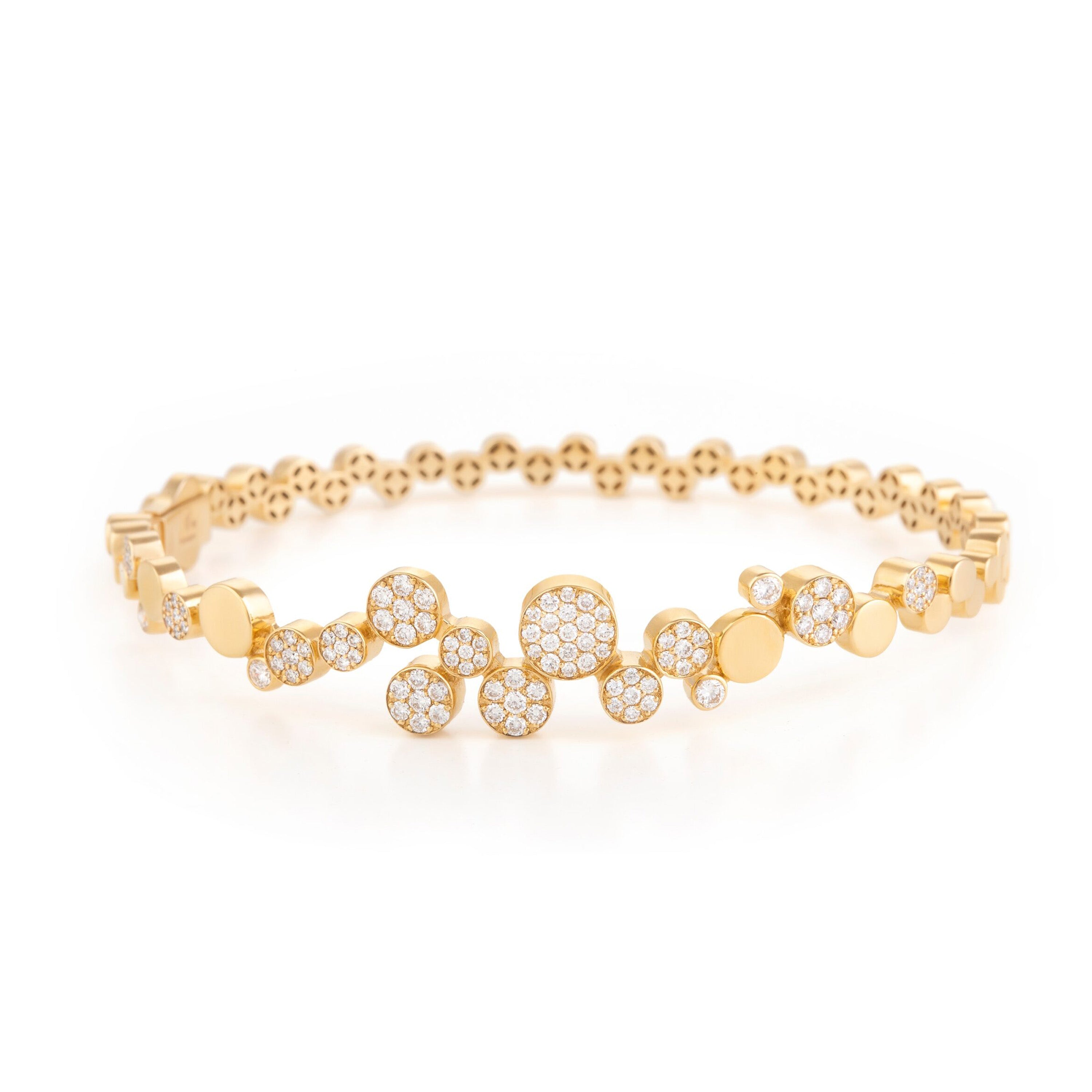 Bubble Bangle with Diamonds Bangle Falamank