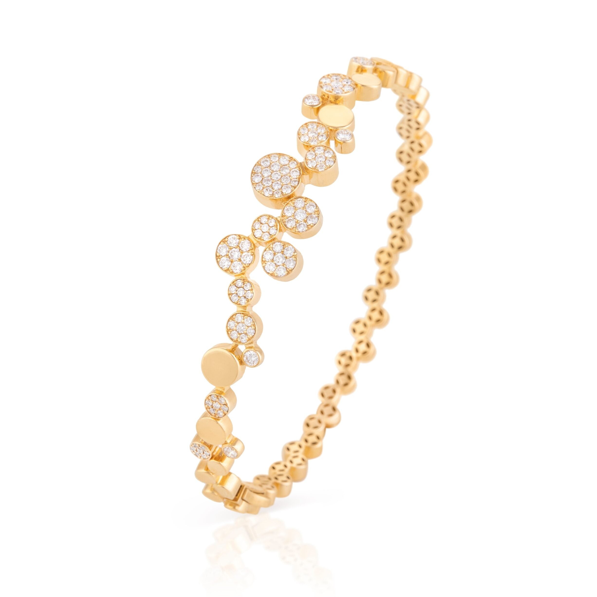 Bubble Bangle with Diamonds Bangle Falamank