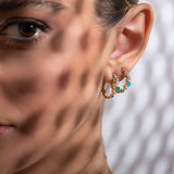 Diamond Bubbles Hoop Earrings Hoop Earrings Falamank