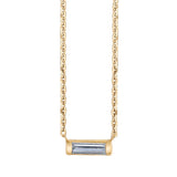 Petite T Necklace Necklace Amy Gregg Jewelry Yellow Gold