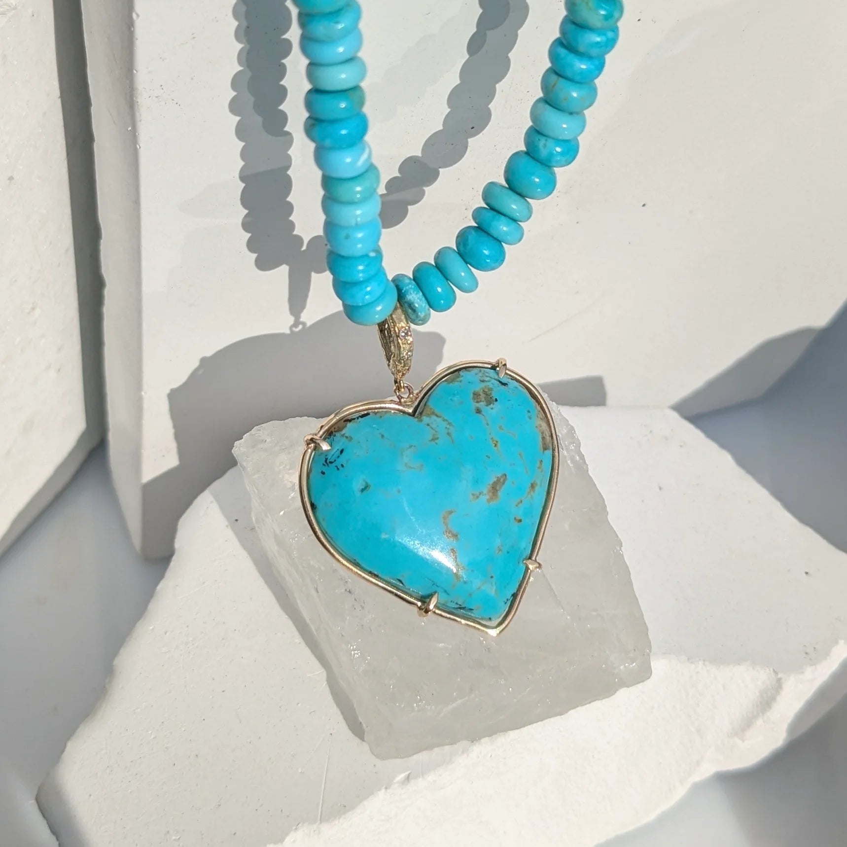 Heart Necklace Pendant Necklace Elisabeth Bell Jewelry