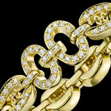 Links Iconic Chain Ring with Diamonds Ring KIMITAKE
