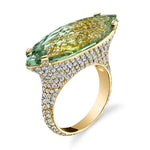 Prasiolite Marquis Ring Statement Ring Karma El-Khalil 6