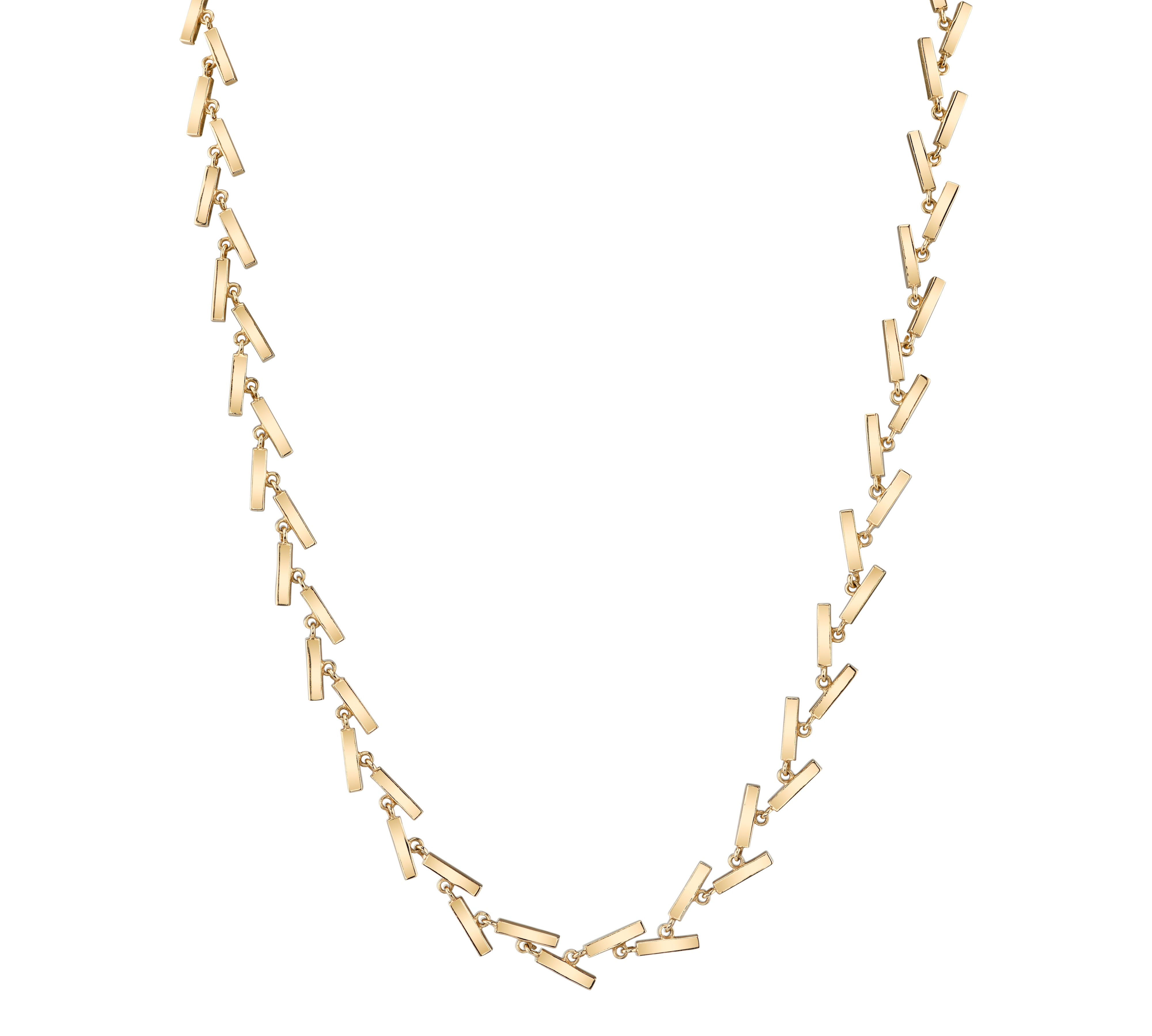 Long Fishbone Necklace Chain Necklace Karma El-Khalil