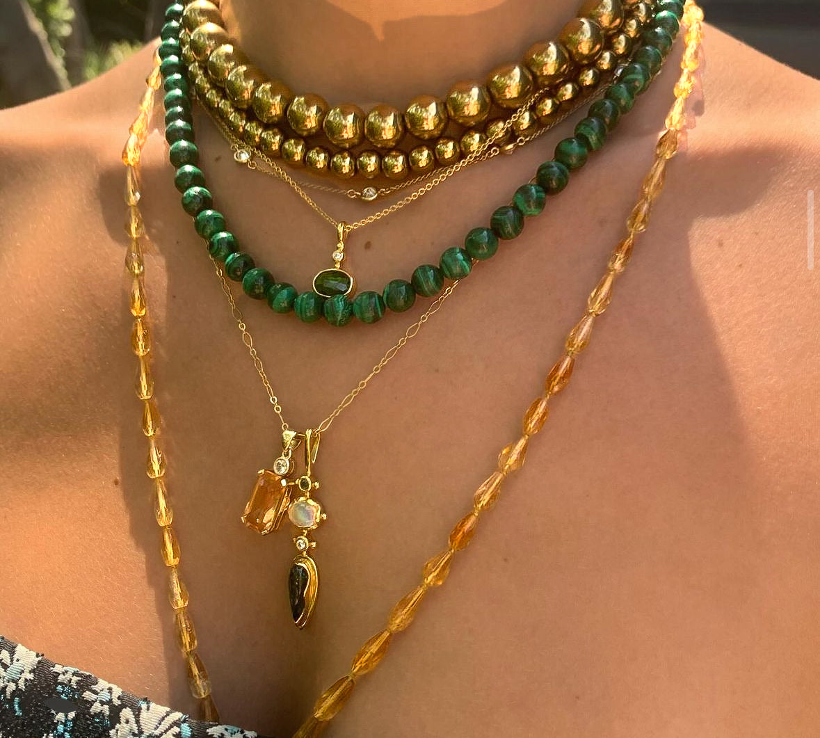 Sunset Choker Choker Necklace MAE + LANG